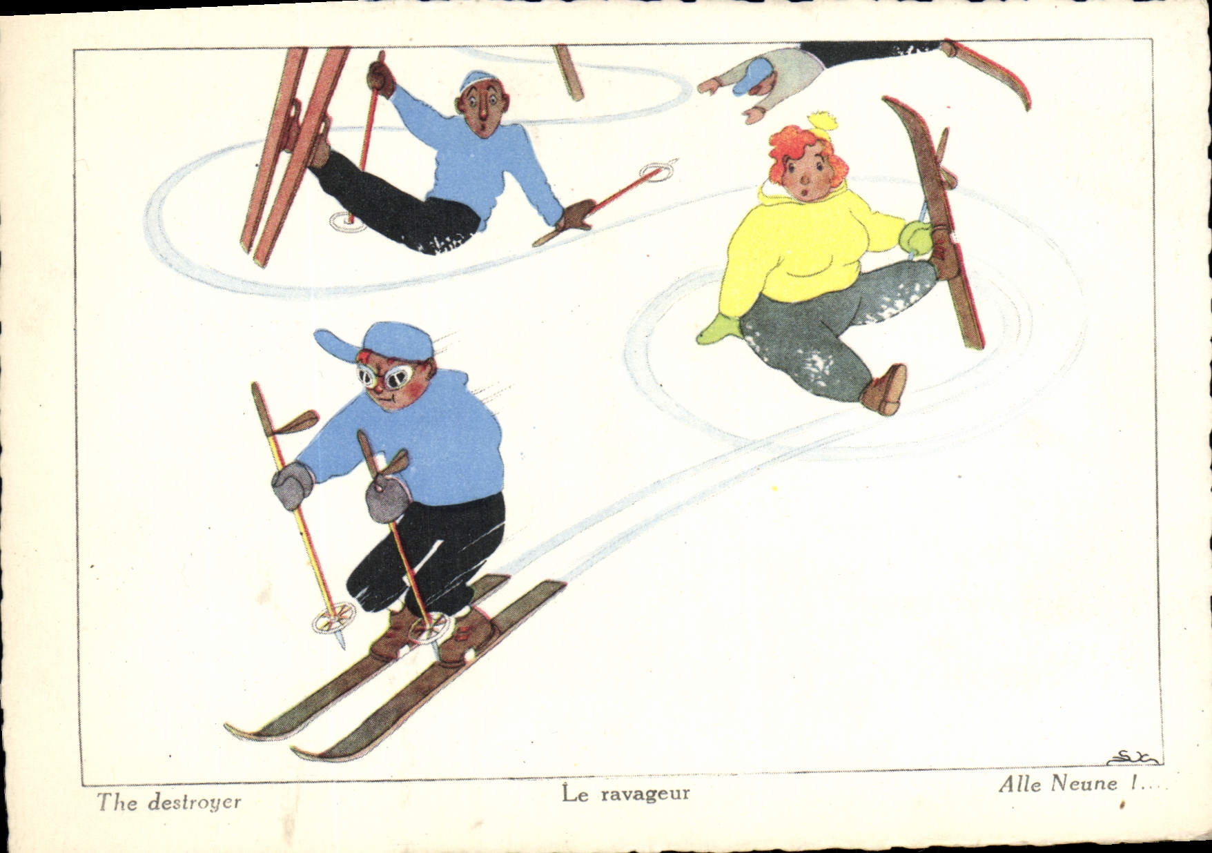 CPA Ski Le ravageur 