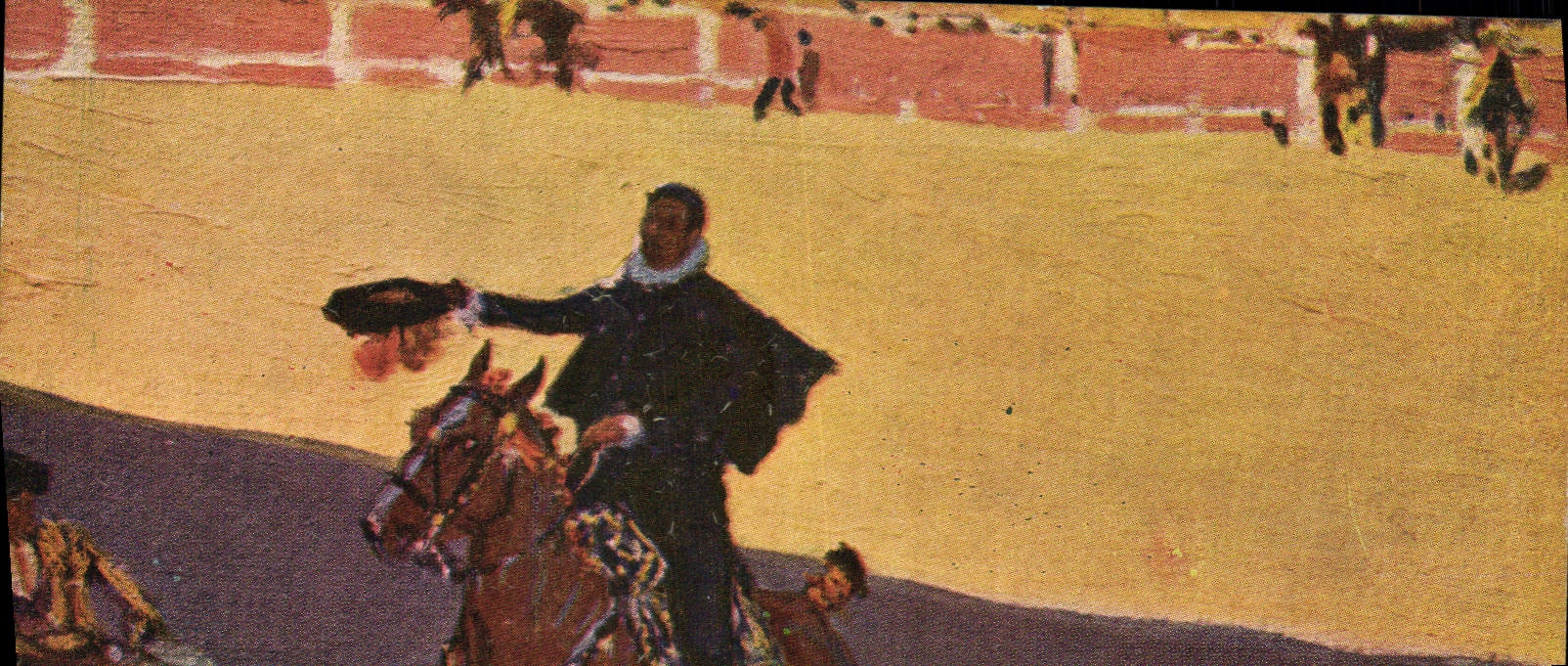 CPA Corrida Course de taureaux Bertuchi 