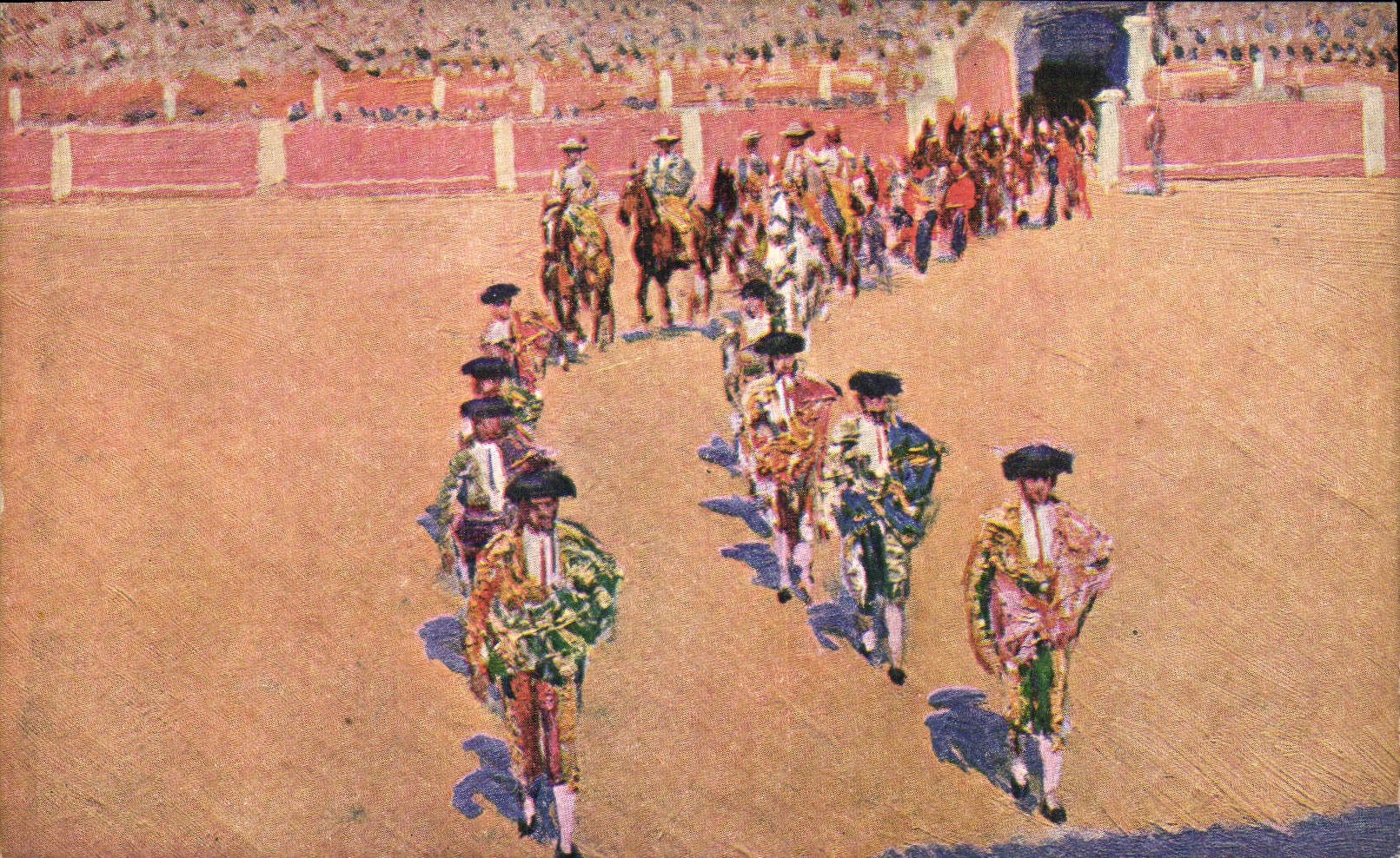 CPA Corrida Course de taureaux Bertuchi