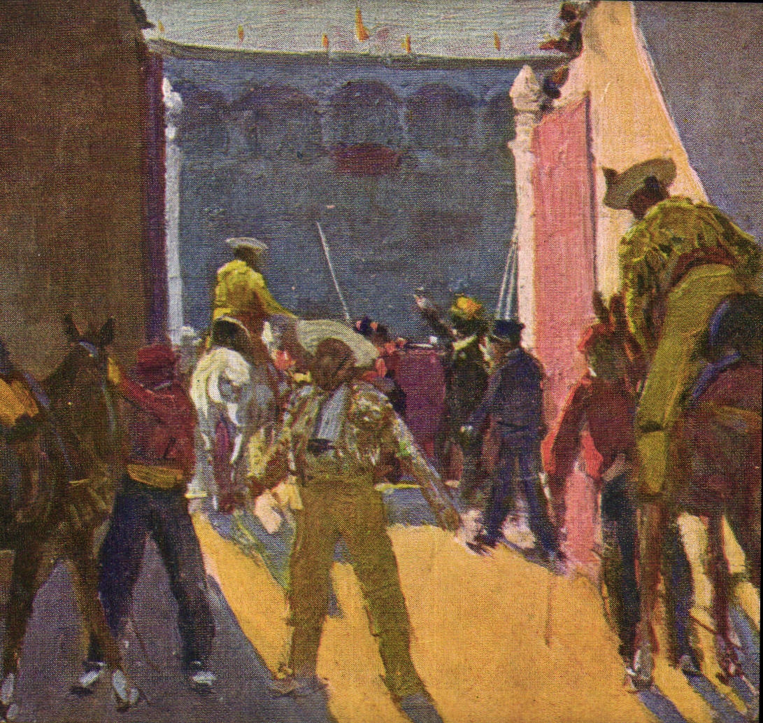 CPA Corrida Course de taureaux Bertuchi