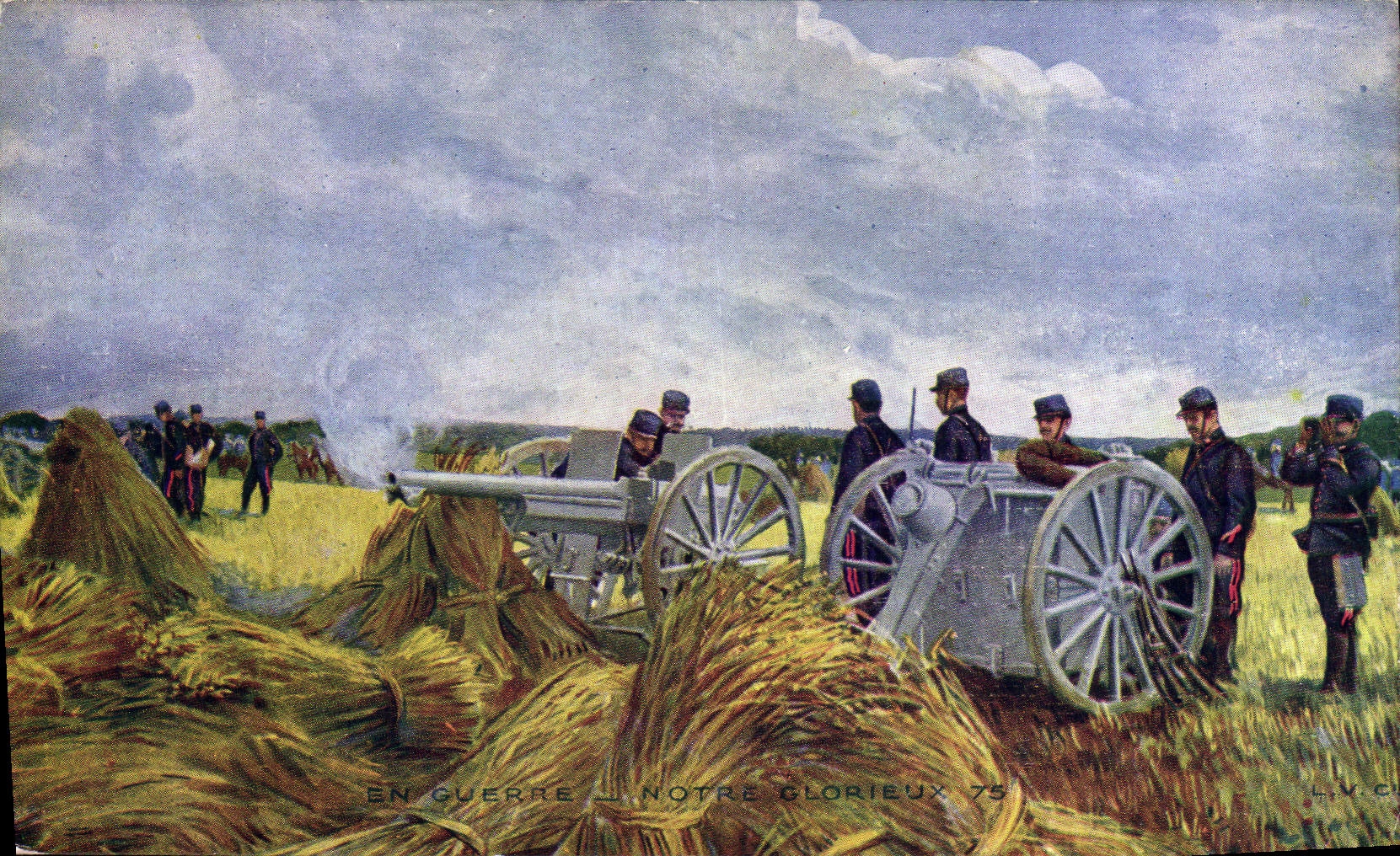 CPA Militaria Notre glorieux 75