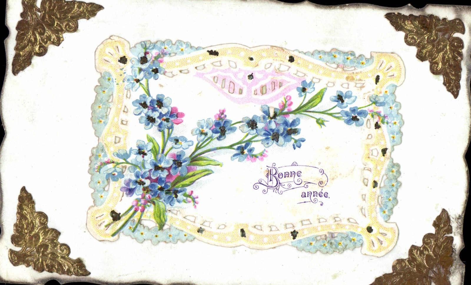 CPA Brodee Fantaisie Fleurs 