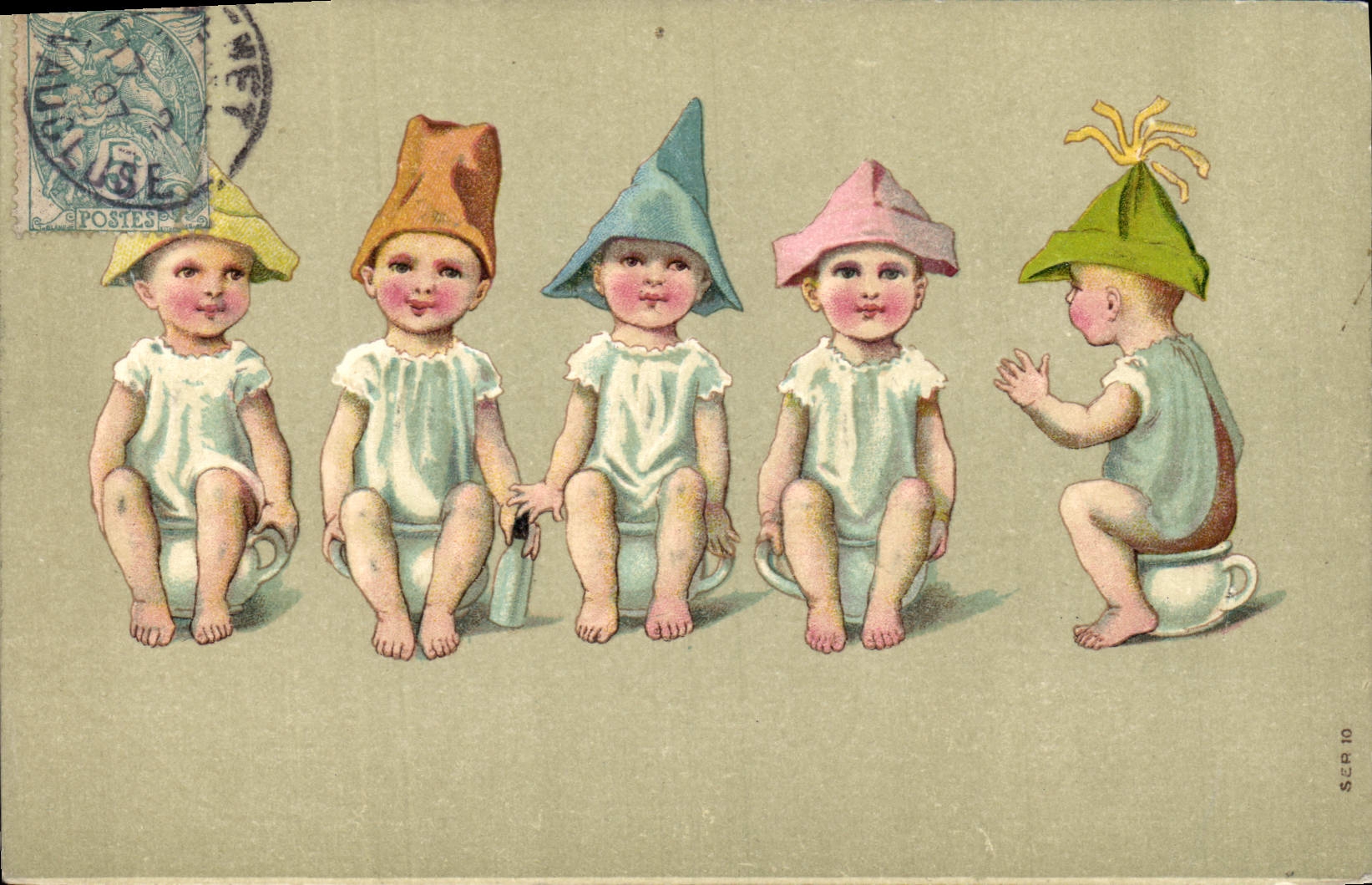 CPA Fantaisie Enfants 