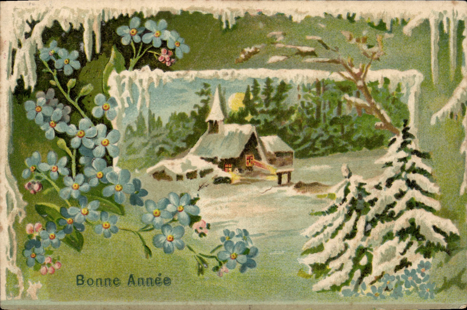 CPA Fantaisie Bonne annee 