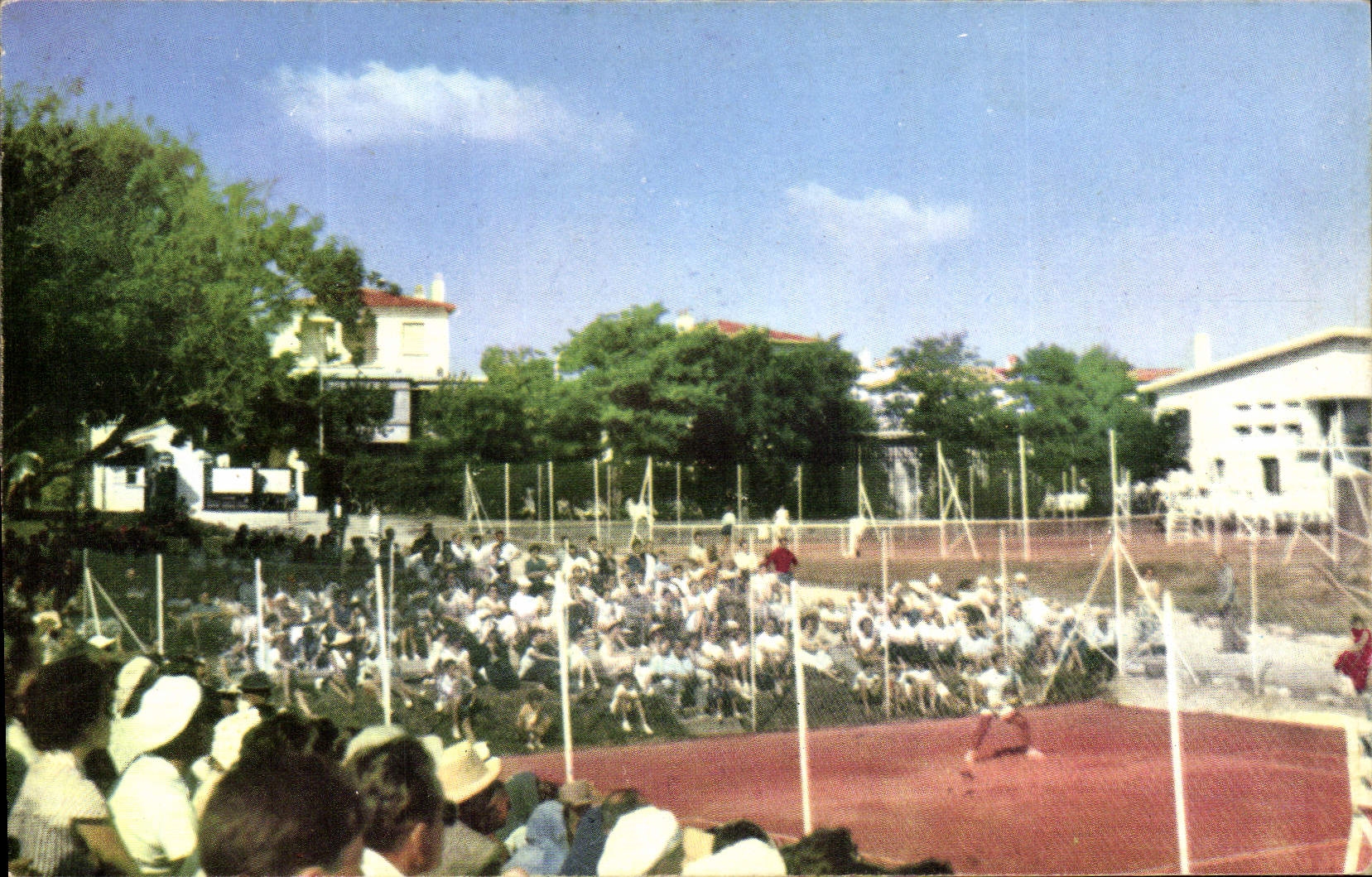 Modern Postcard Tennis Royan Garden Tennis One day of championship