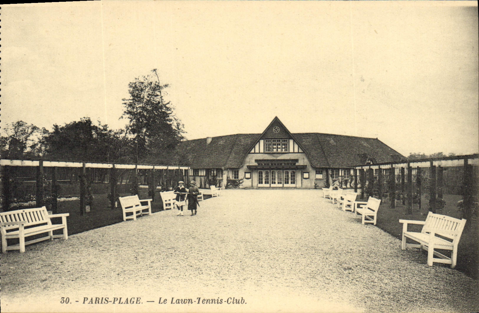 CPA Paris Plage Le lawn Tennis club 