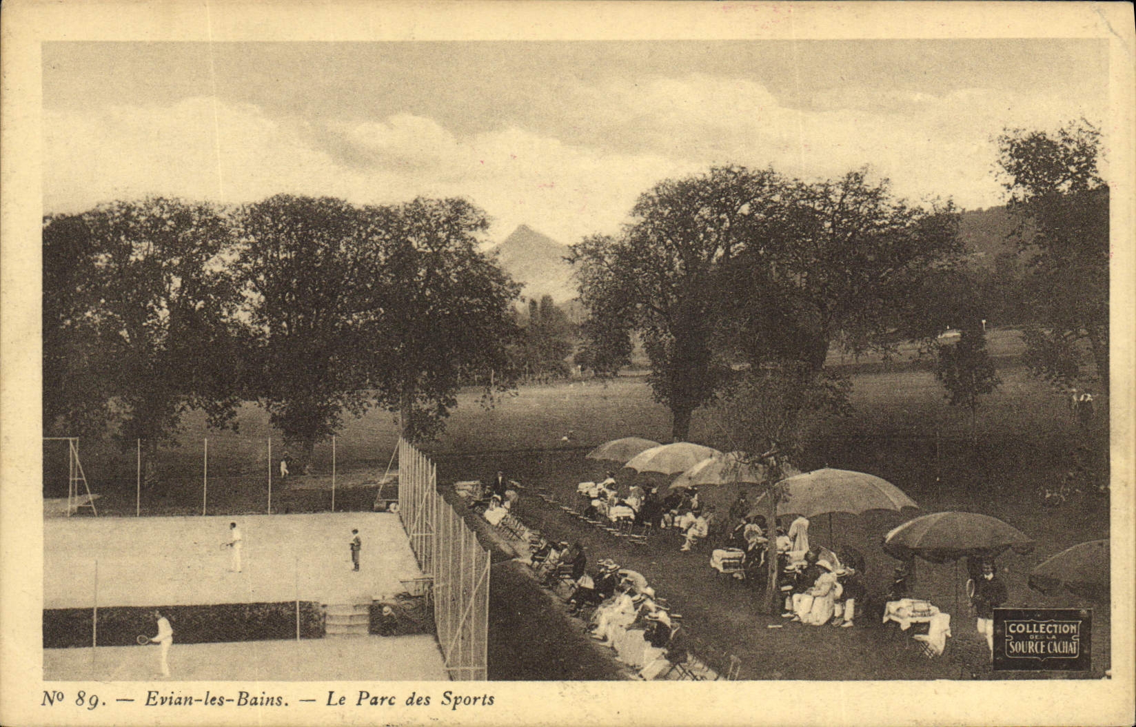 CPA Tennis Evian les Bains Le parc des Sports