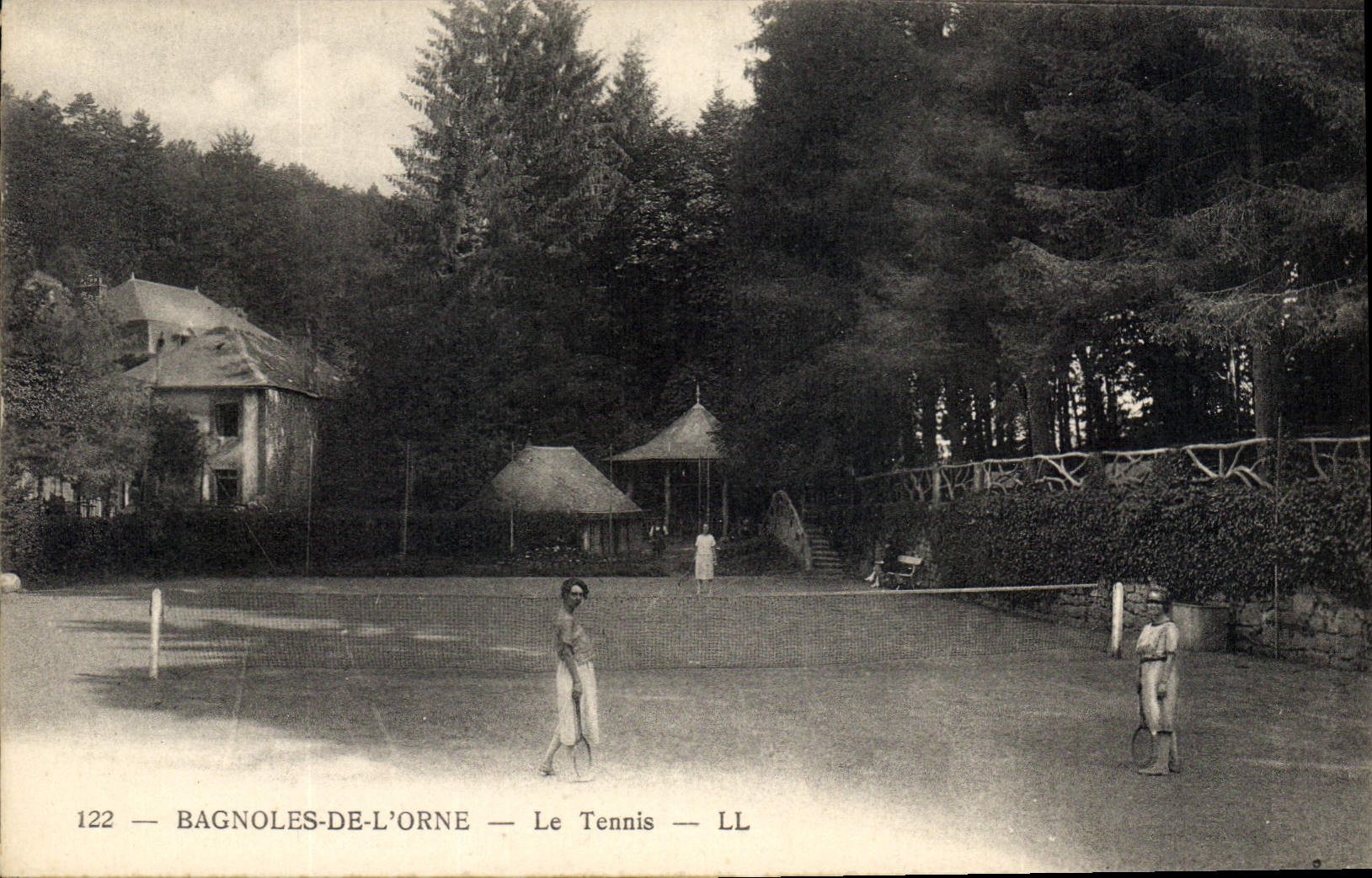 CPA Tennis Bagnoles de l'Orne 