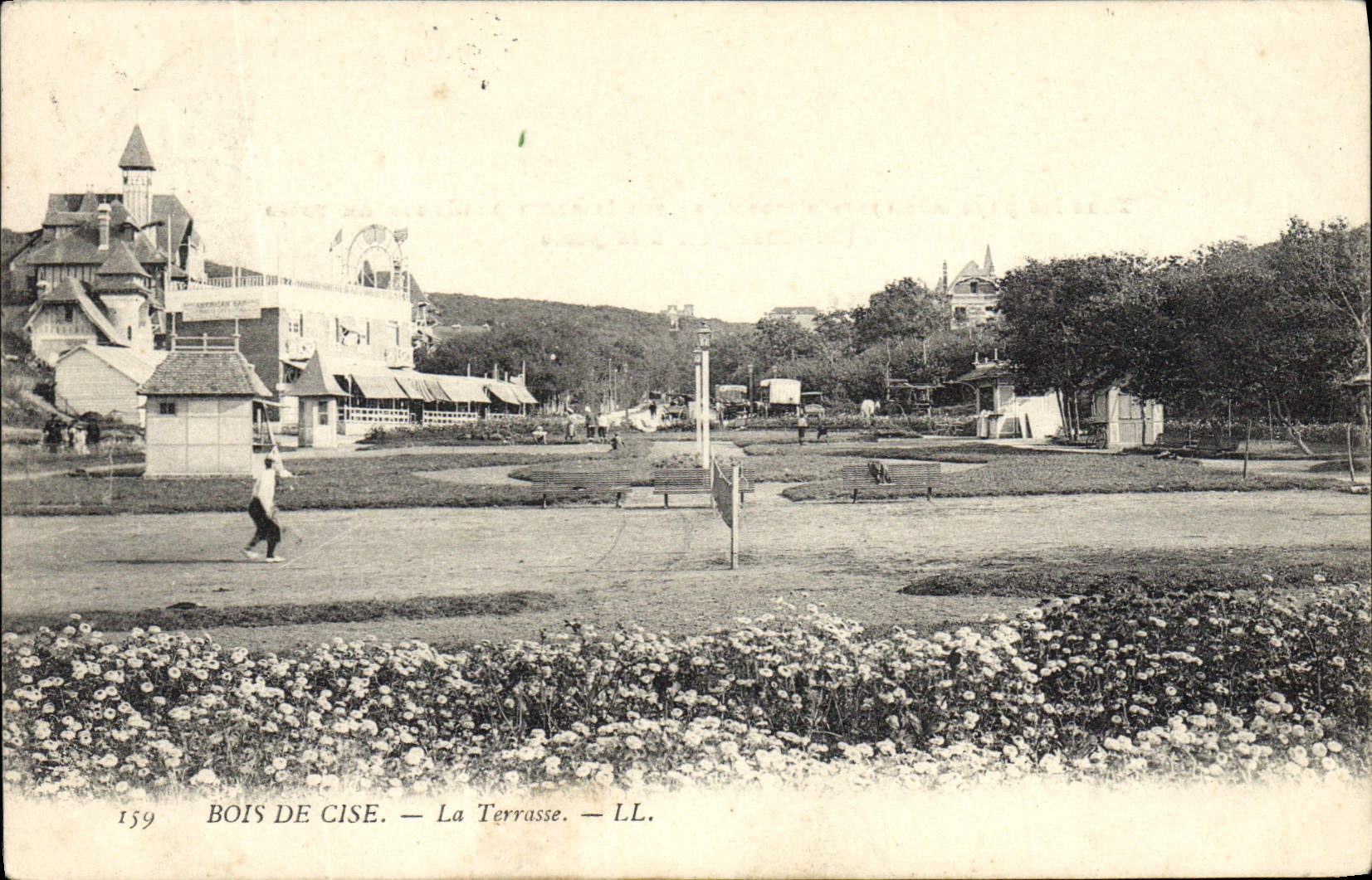 CPA Tennis Bois de Cise La terrasse 