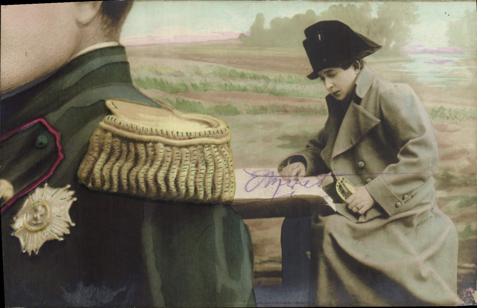 CPA Puzzle Napoleon 1er 