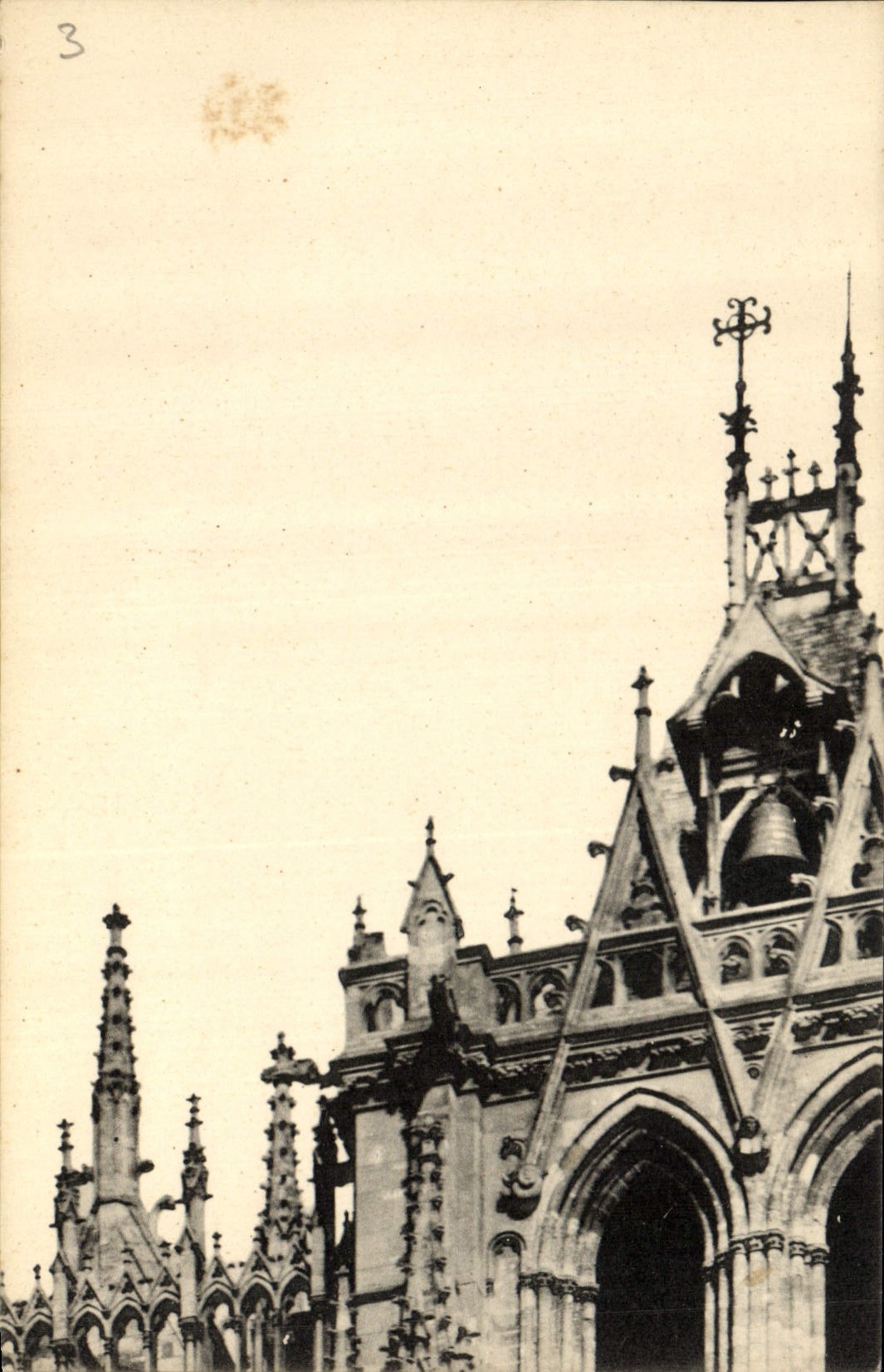 CPA Puzzle Cathedrale Chartres 