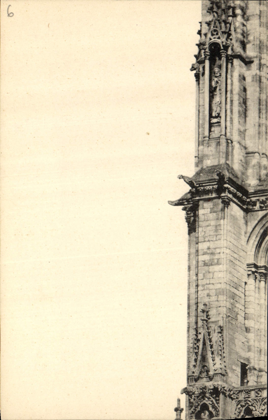 CPA Puzzle Cathedrale Chartres 