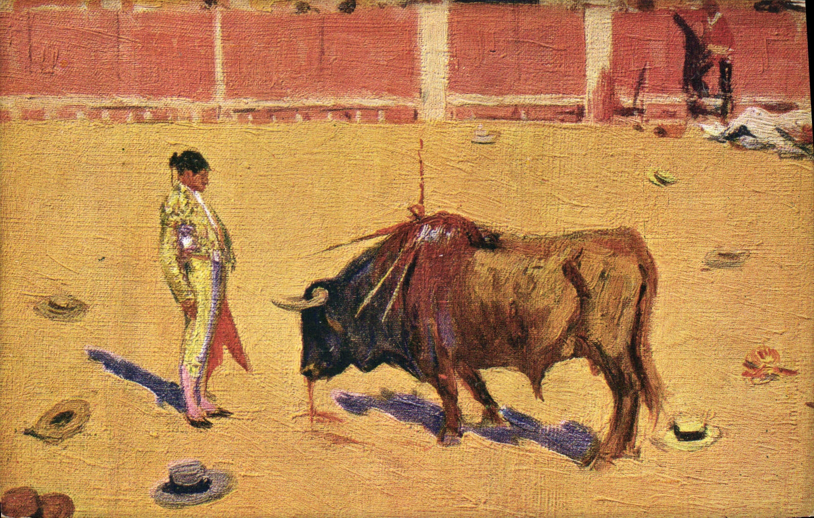 CPA Corrida Course de taureaux Bertuchi