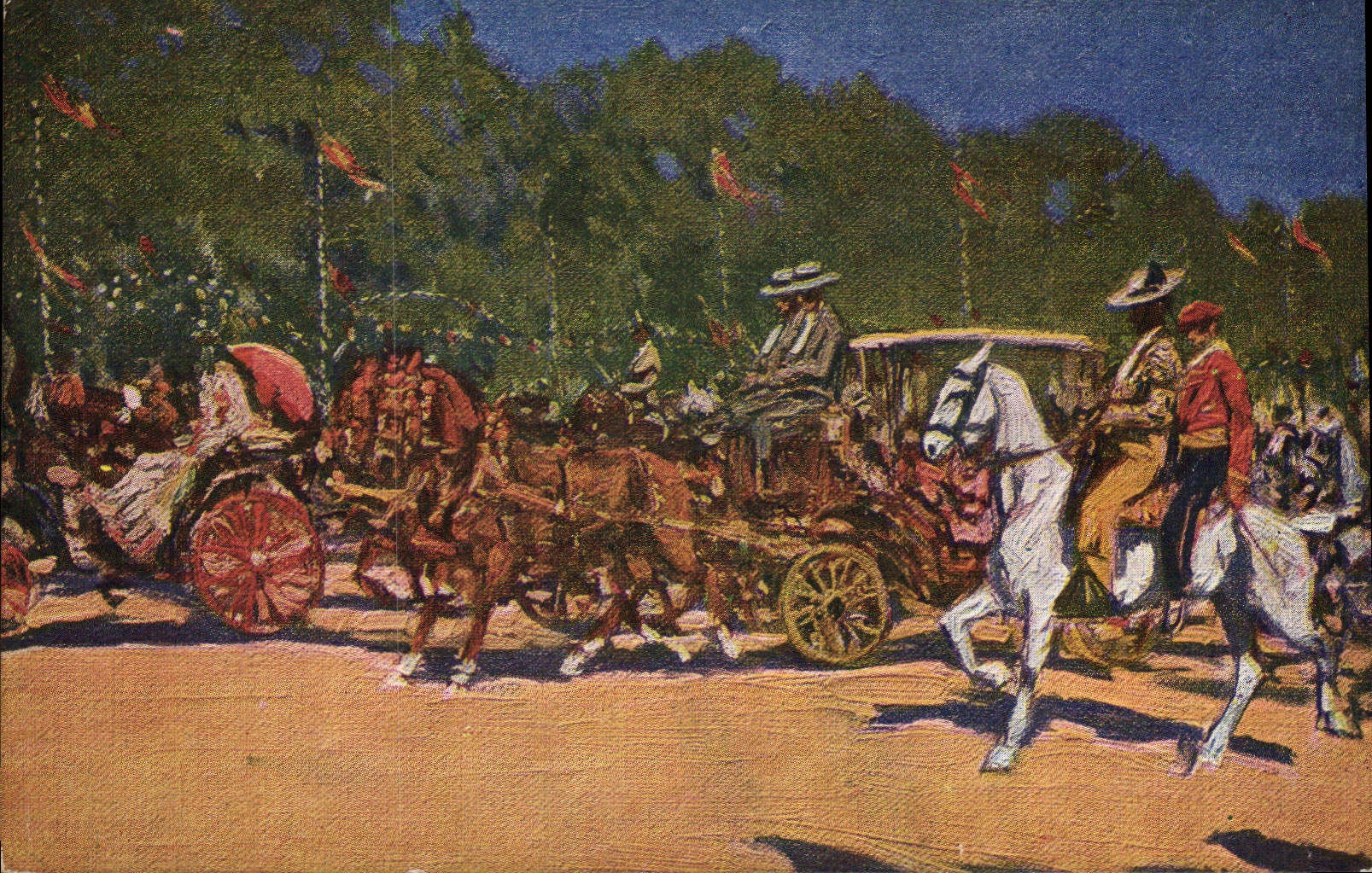 CPA Corrida Course de taureaux Bertuchi