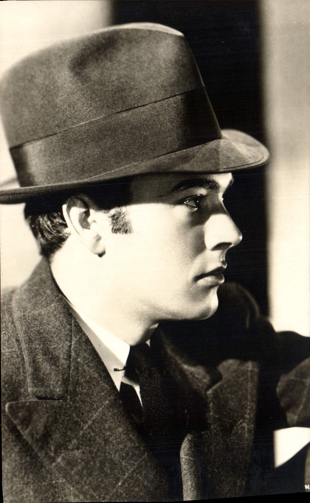 Vintage Postcard Cinema Alain Delon