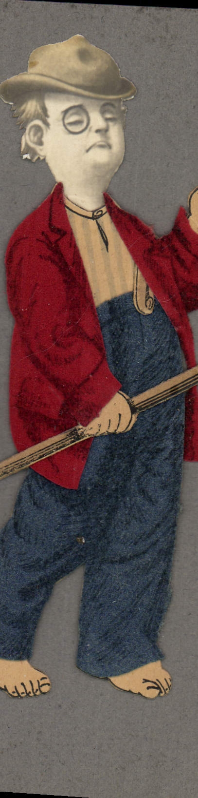 CPA Fantaisie Enfant (décor en feutrine)