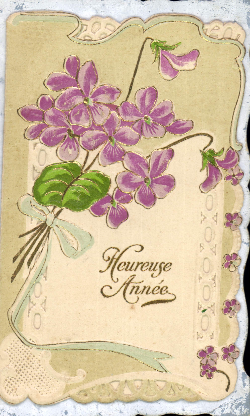 CPA Brodee Fantaisie Fleurs 