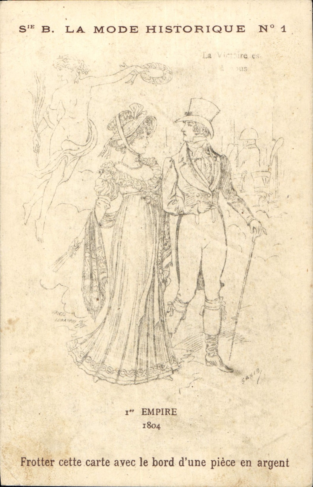 Vintage Postcard Fantaisie Woman 1st Empire Chart has to rub Publicite Montpellier Chaussures Incredible