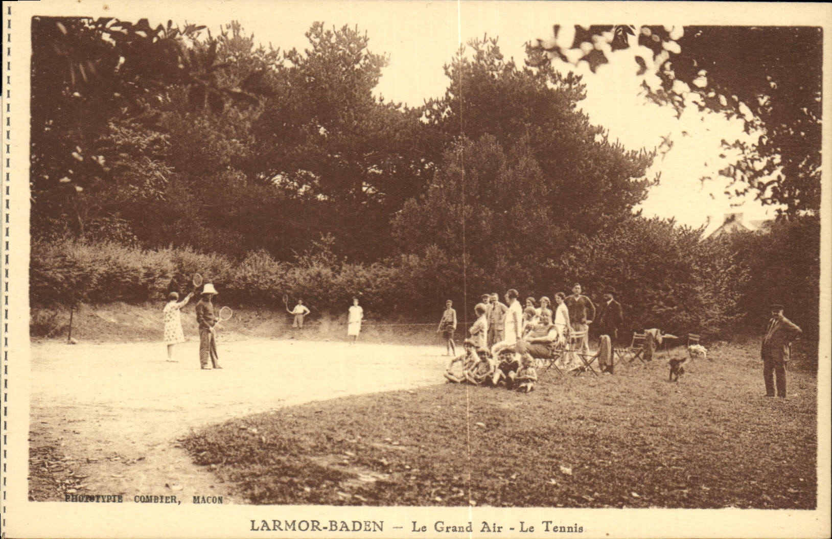 Postal Tenis Larmor Baden el gran aire