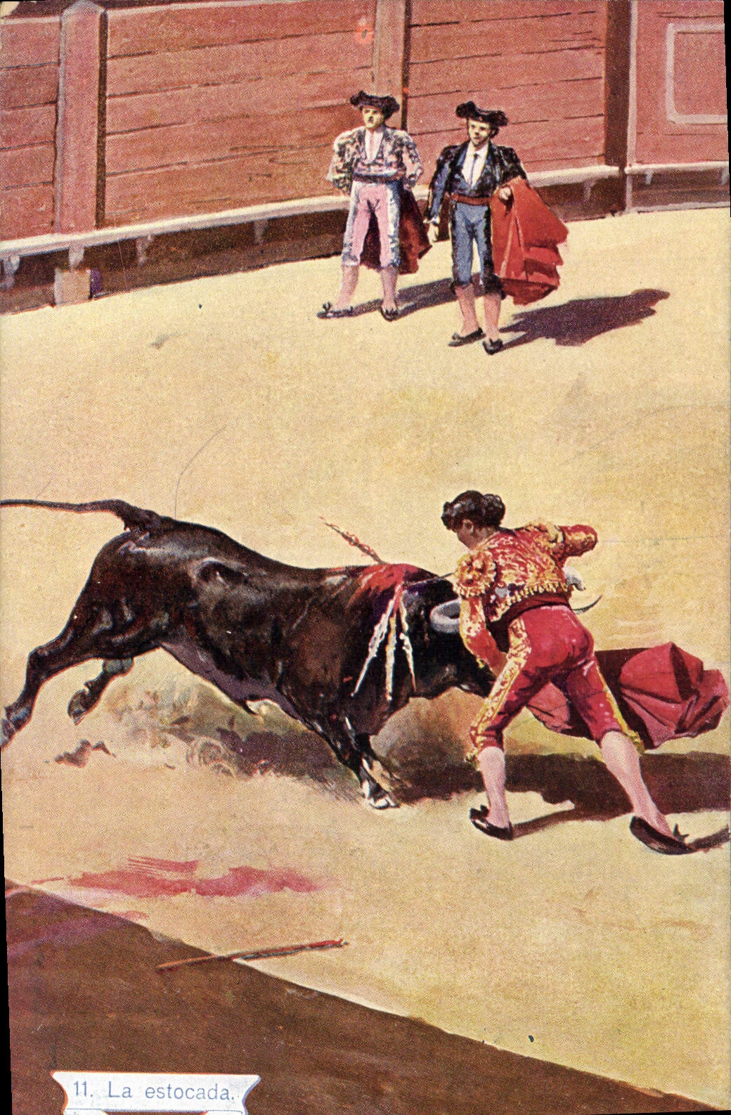 CPA Corrida Course de taureaux La estocada 