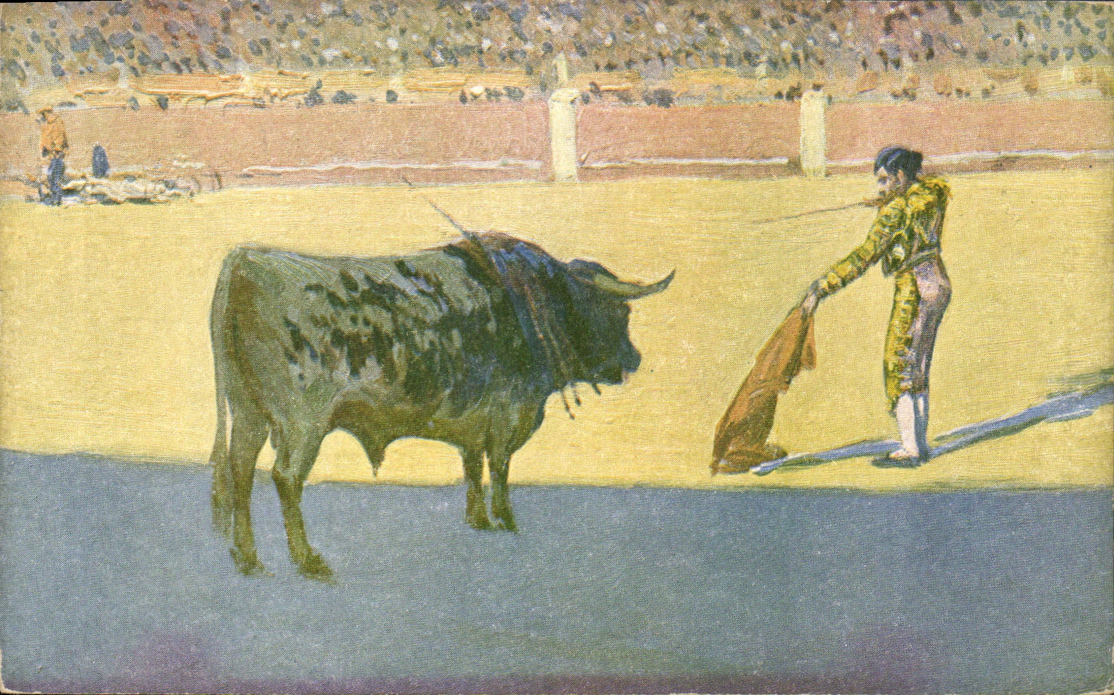 CPA Corrida Course de taureaux Bertuchi 