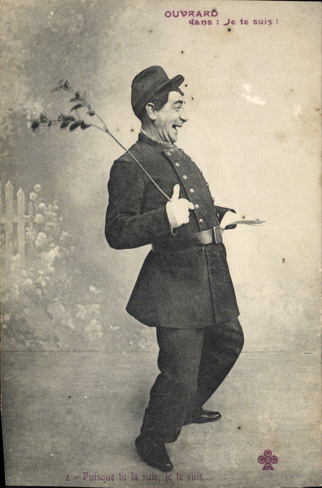 Vintage Postcard Ouvrad Cinema