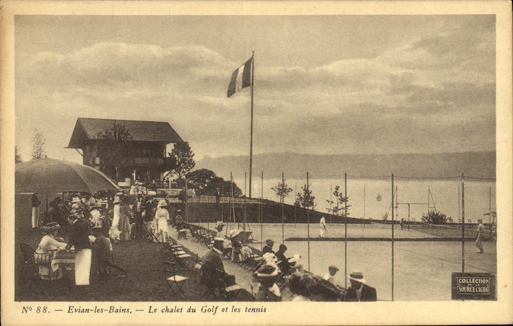 CPA Evian les Bains Le chalet du golf et le Tennis 