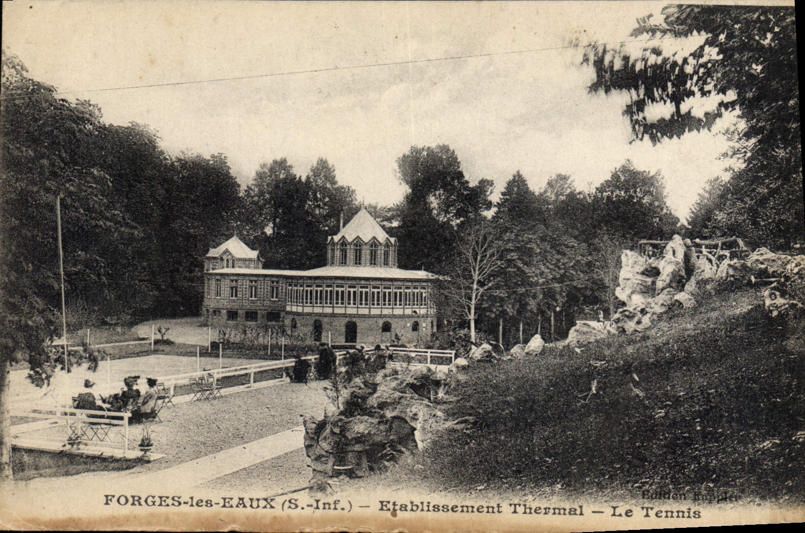 CPA Tennis Forges les Eaux Etablissement thermal 