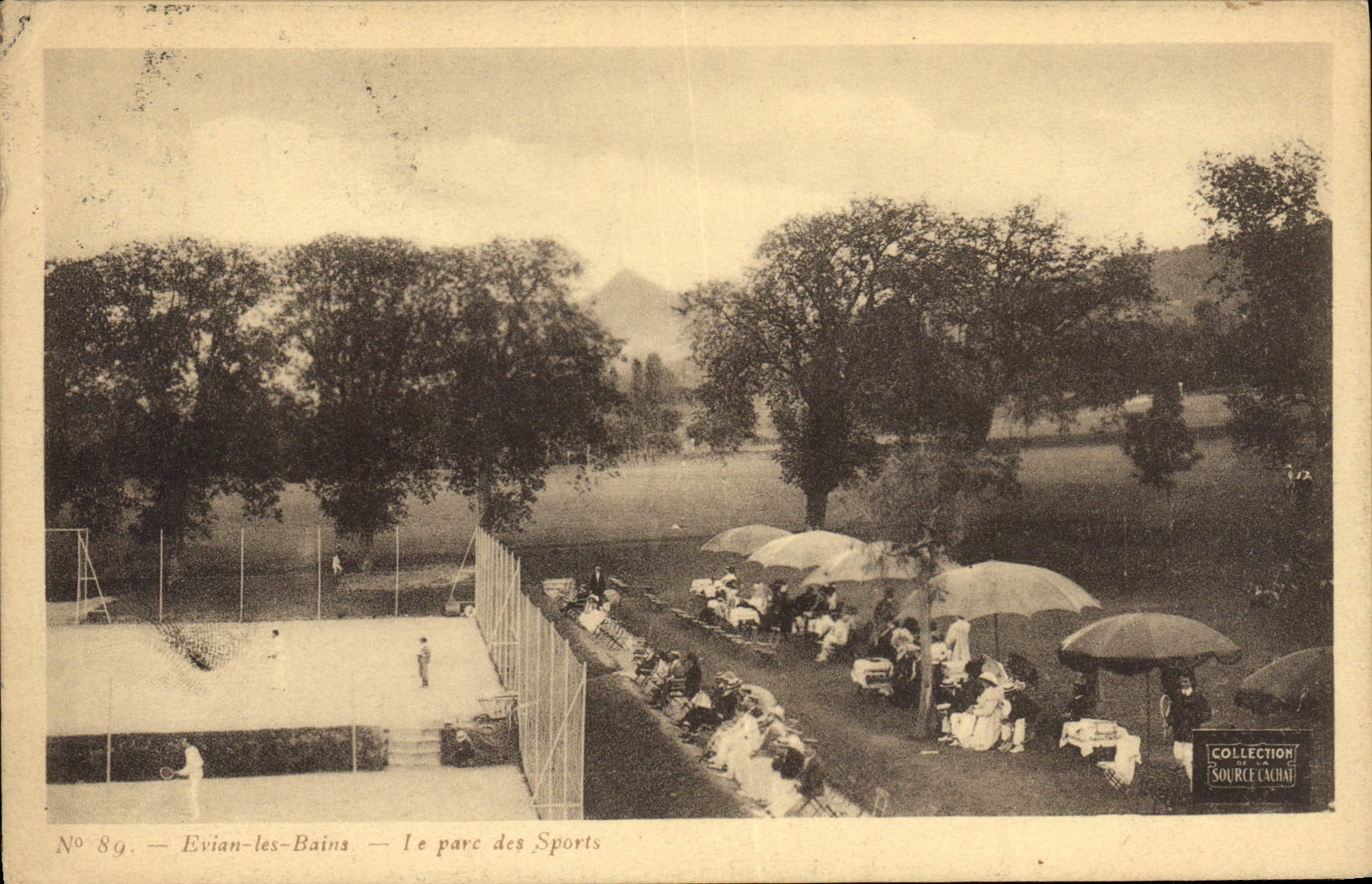 CPA Tennis Evian les Bains Le parc des sports