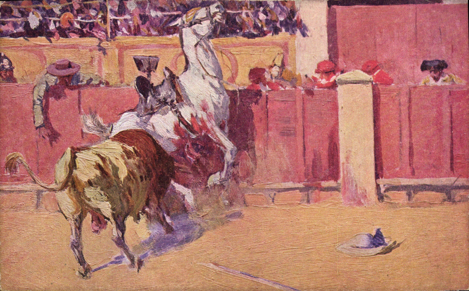 CPA Corrida Course de taureaux Bertuchi