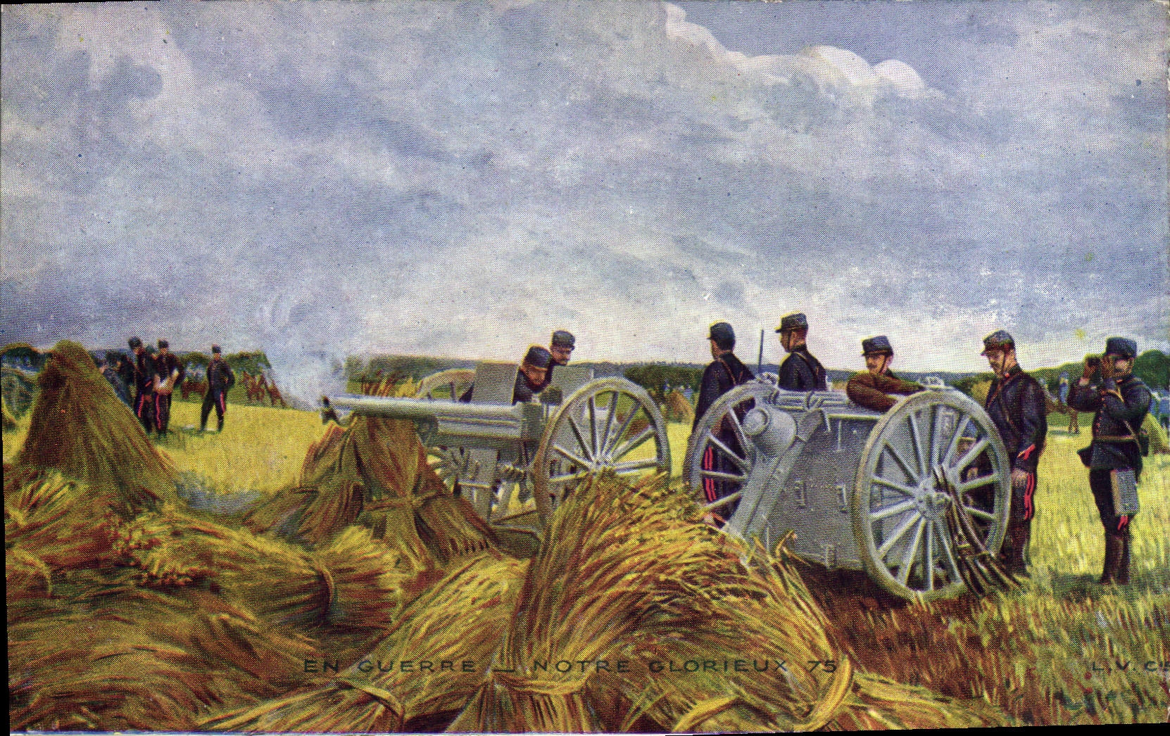 CPA Militaria Notre glorieux 75