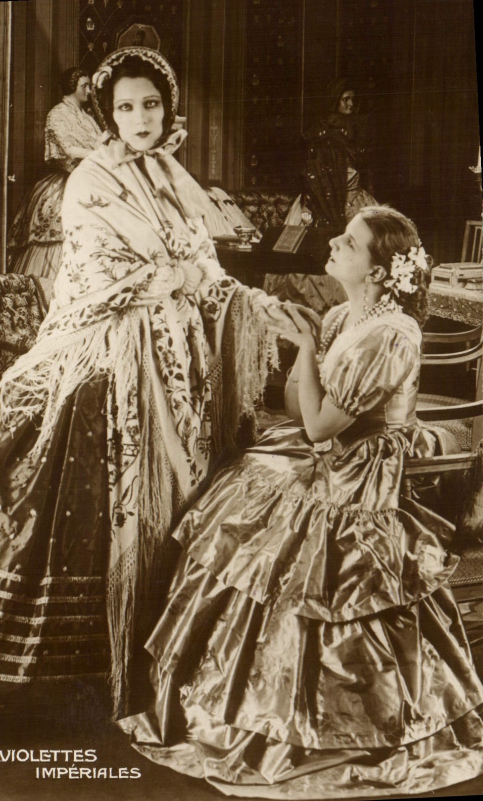 Vintage Postcard Cinema imperial Violets Raquel To mix Henri Roussel the Regent