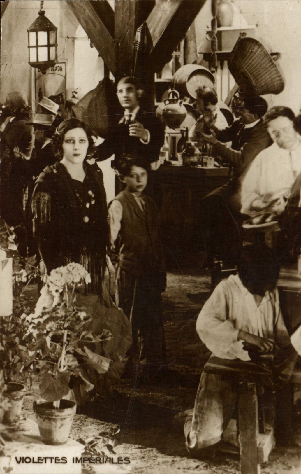 CPA Cinema Violettes imperiales Raquel Miller Le Regent