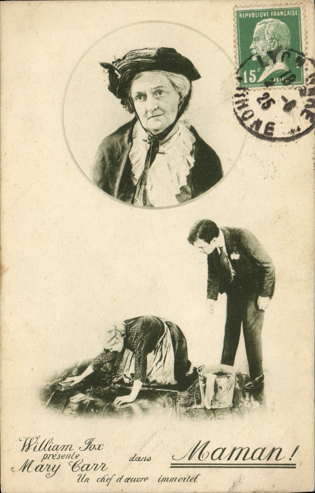 CPA Cinema William Fox presente Mary Carr dans Maman !