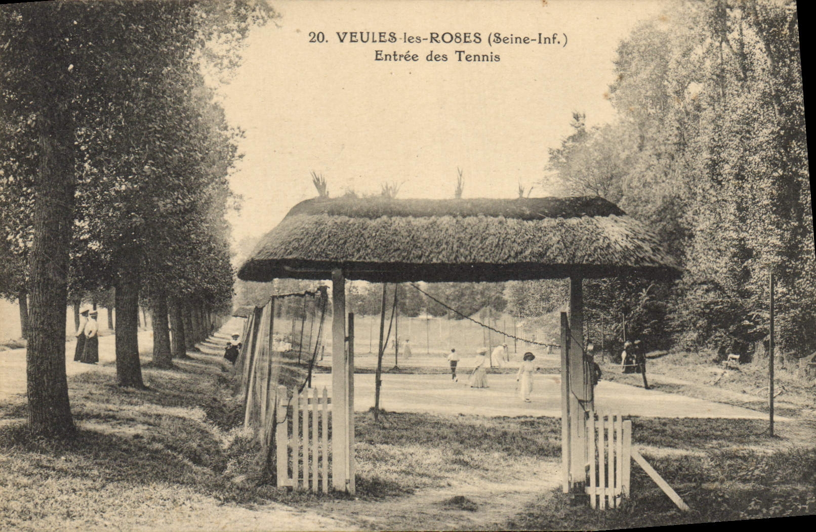 CPA Veules les Roses Entree des Tennis 