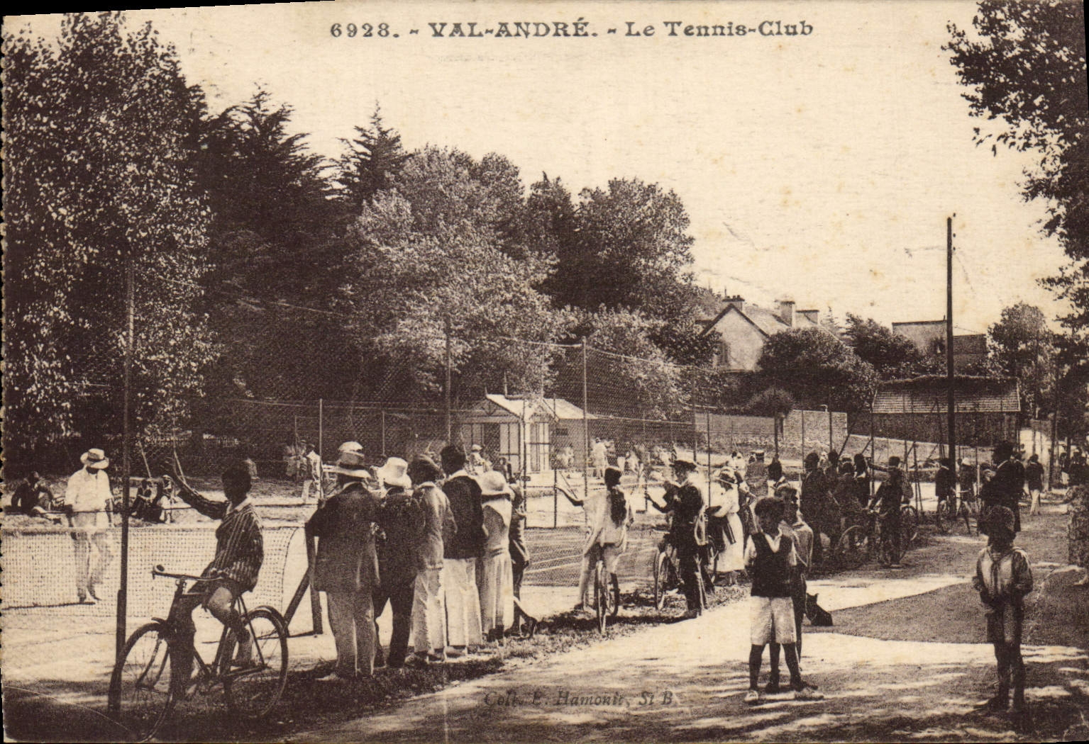 CPA Tennis Club Val Andre Enfants Velo Cycle