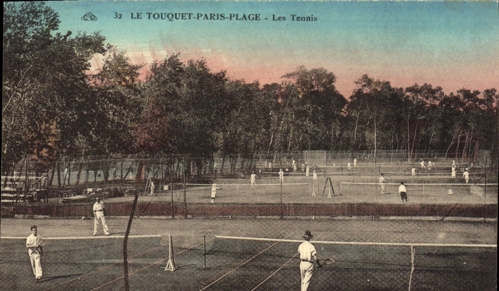 CPA Le Touquet Paris Plage Les Tennis