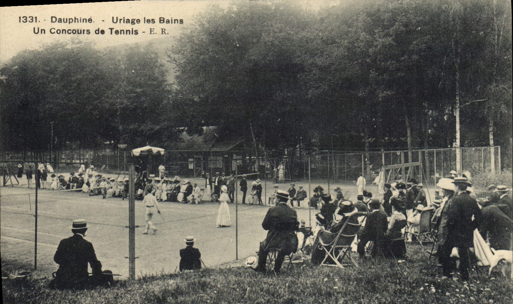 CPA Dauphine Uriage les Bains Un concours de Tennis