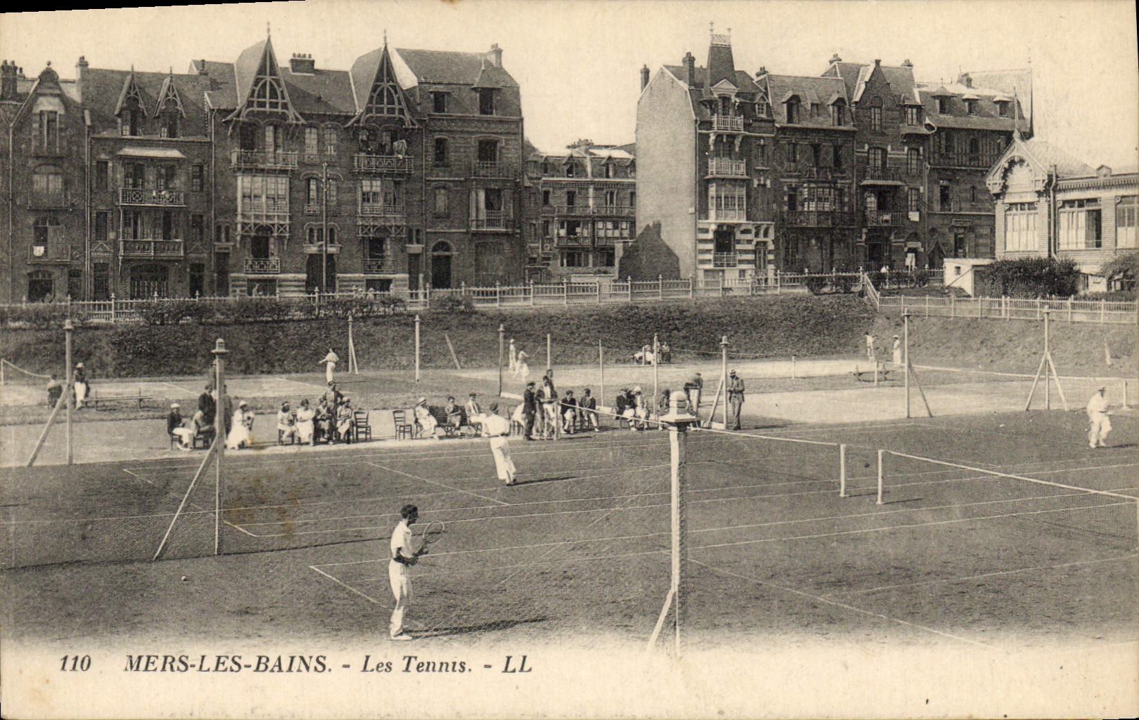 Postal Tenis Mares los Baños