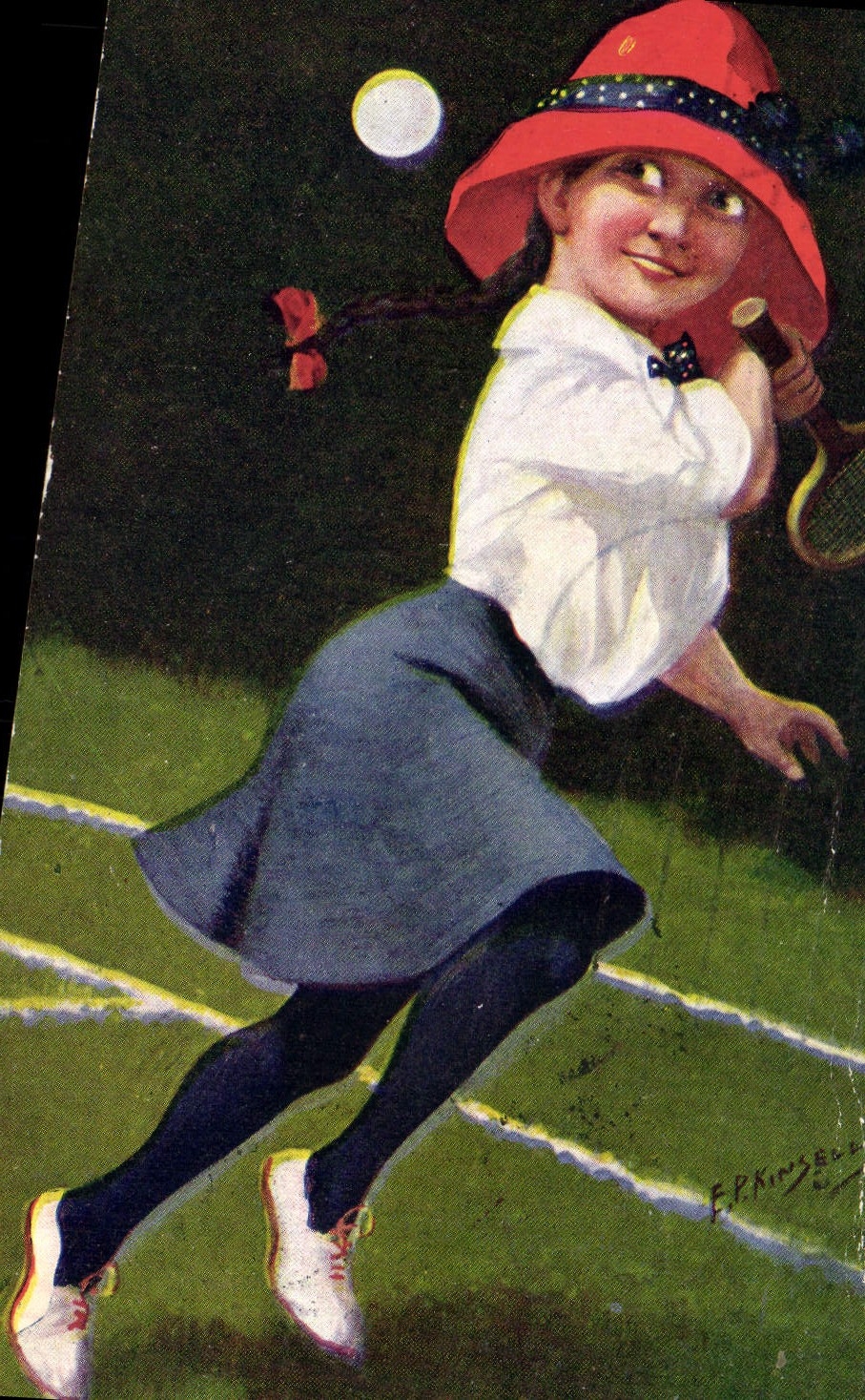 Postal Tenis Niño Vantage en