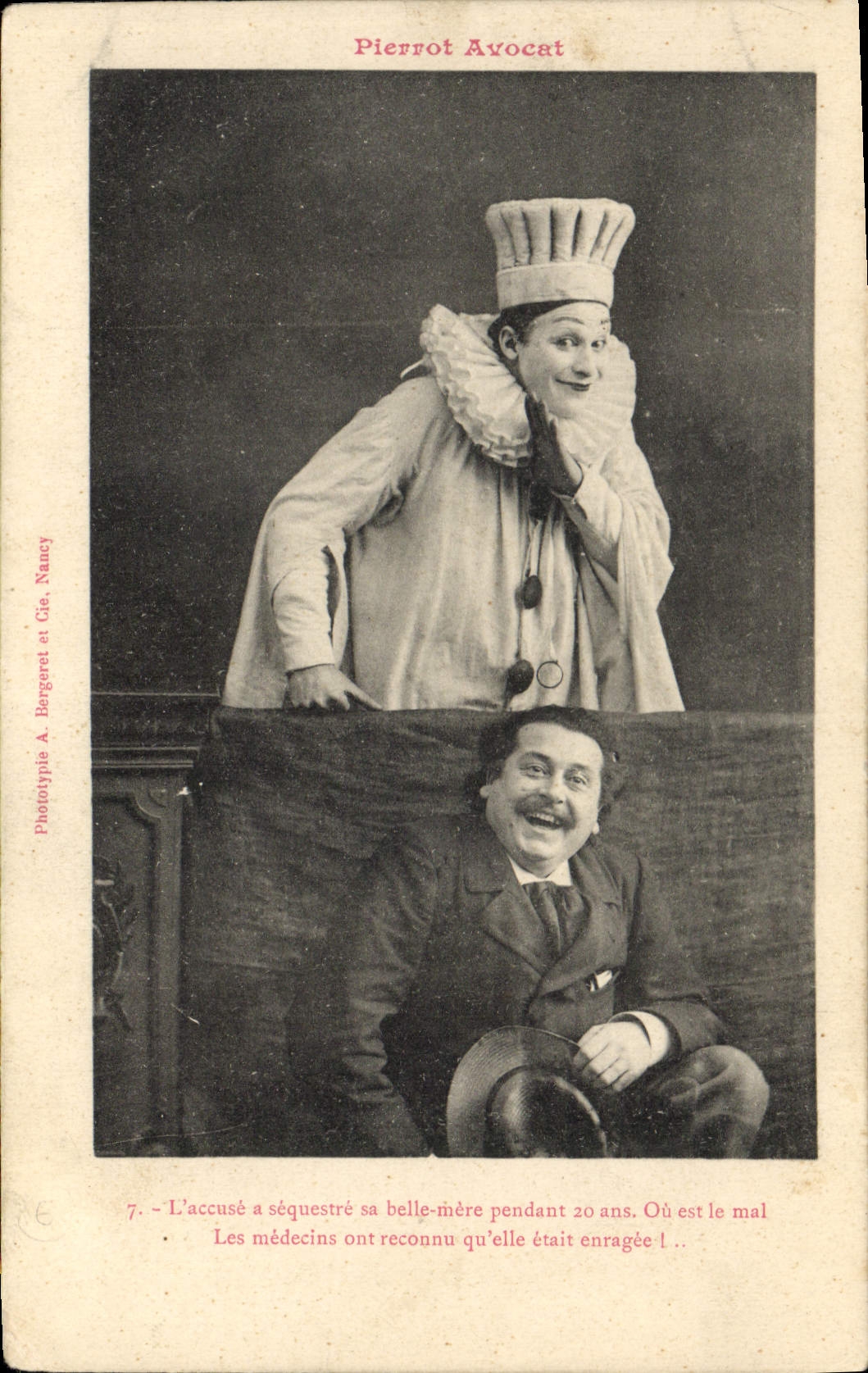 CPA Fantaisie Pierrot Avocat 