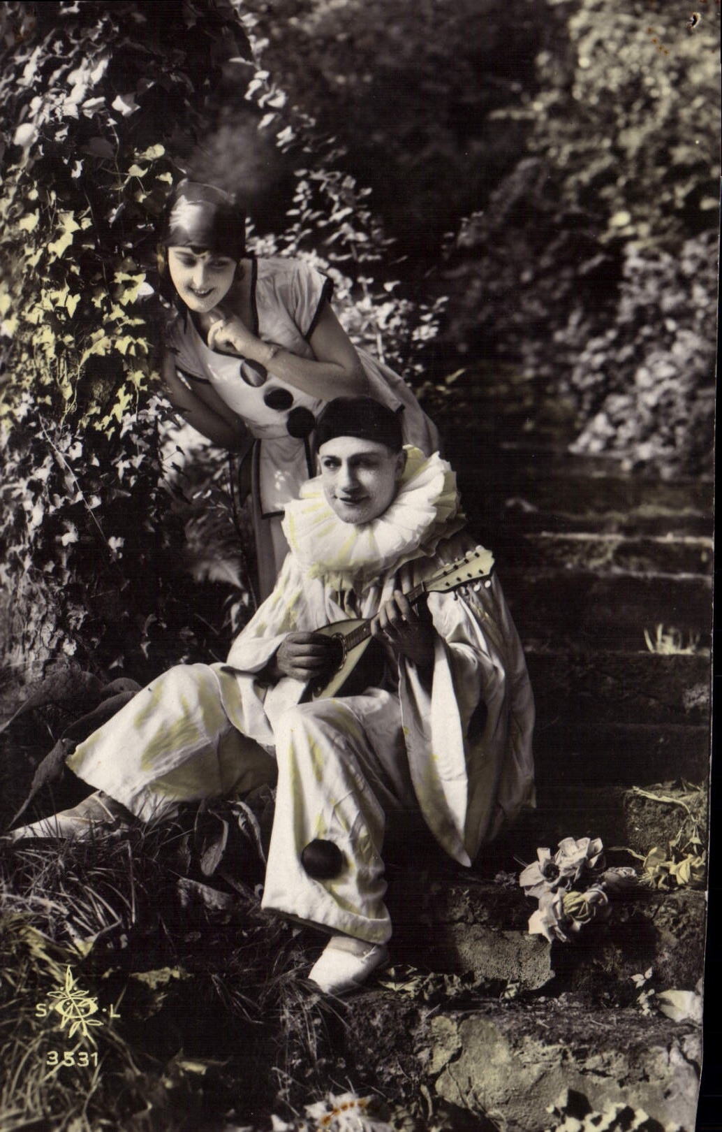 CPA Fantaisie Pierrot 