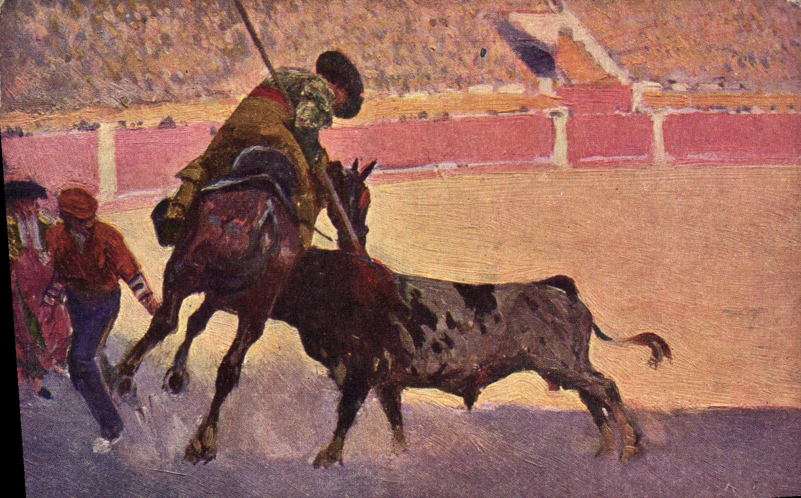 CPA Corrida Course de taureaux 