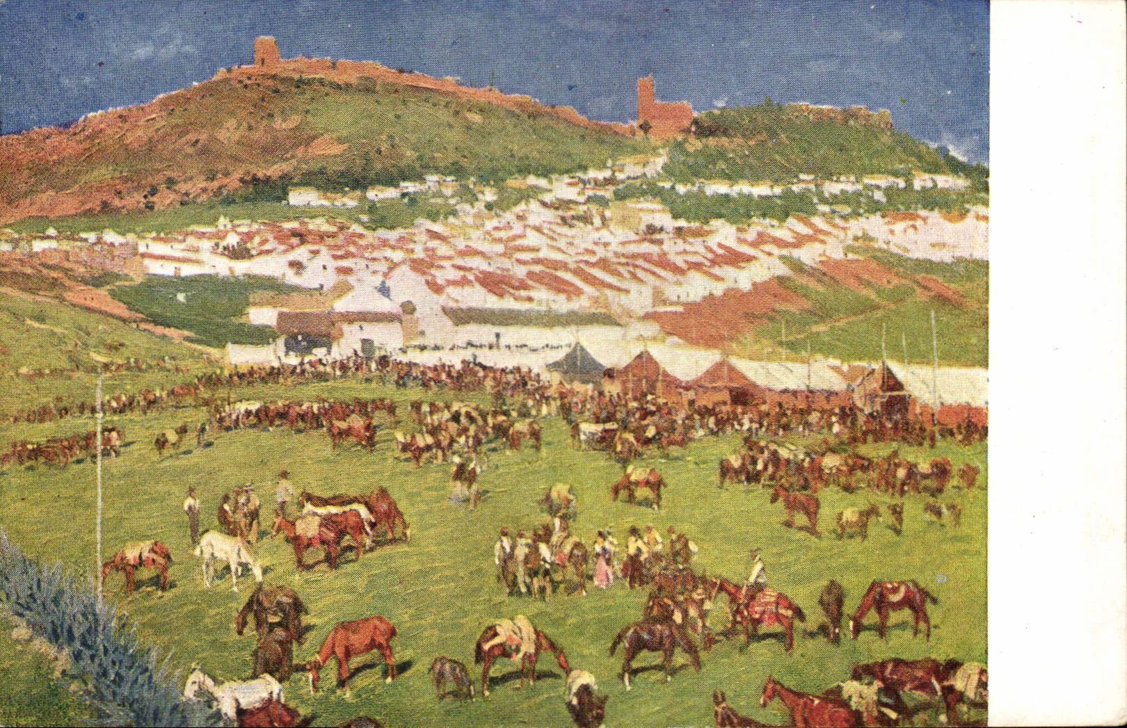 CPA Corrida Course de taureaux 