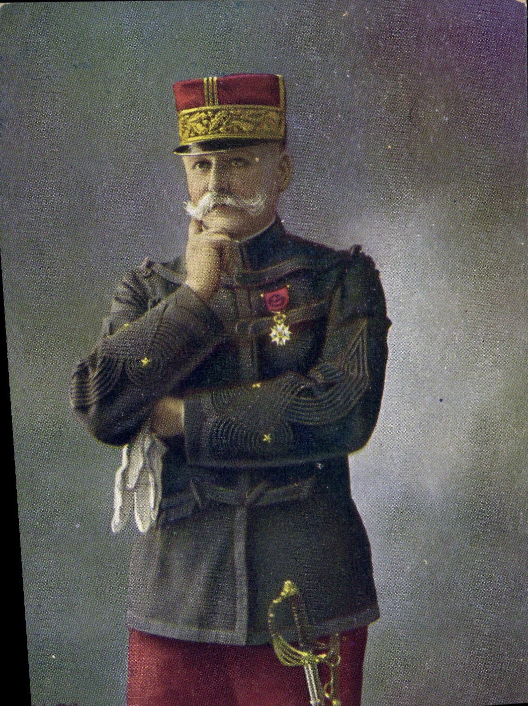 CPA Militaria General Sarrail 