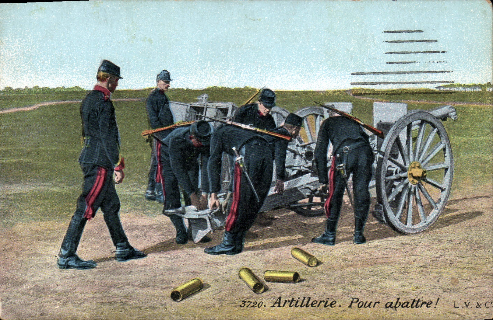 CPA Militaria Artillerie Pour abattre !