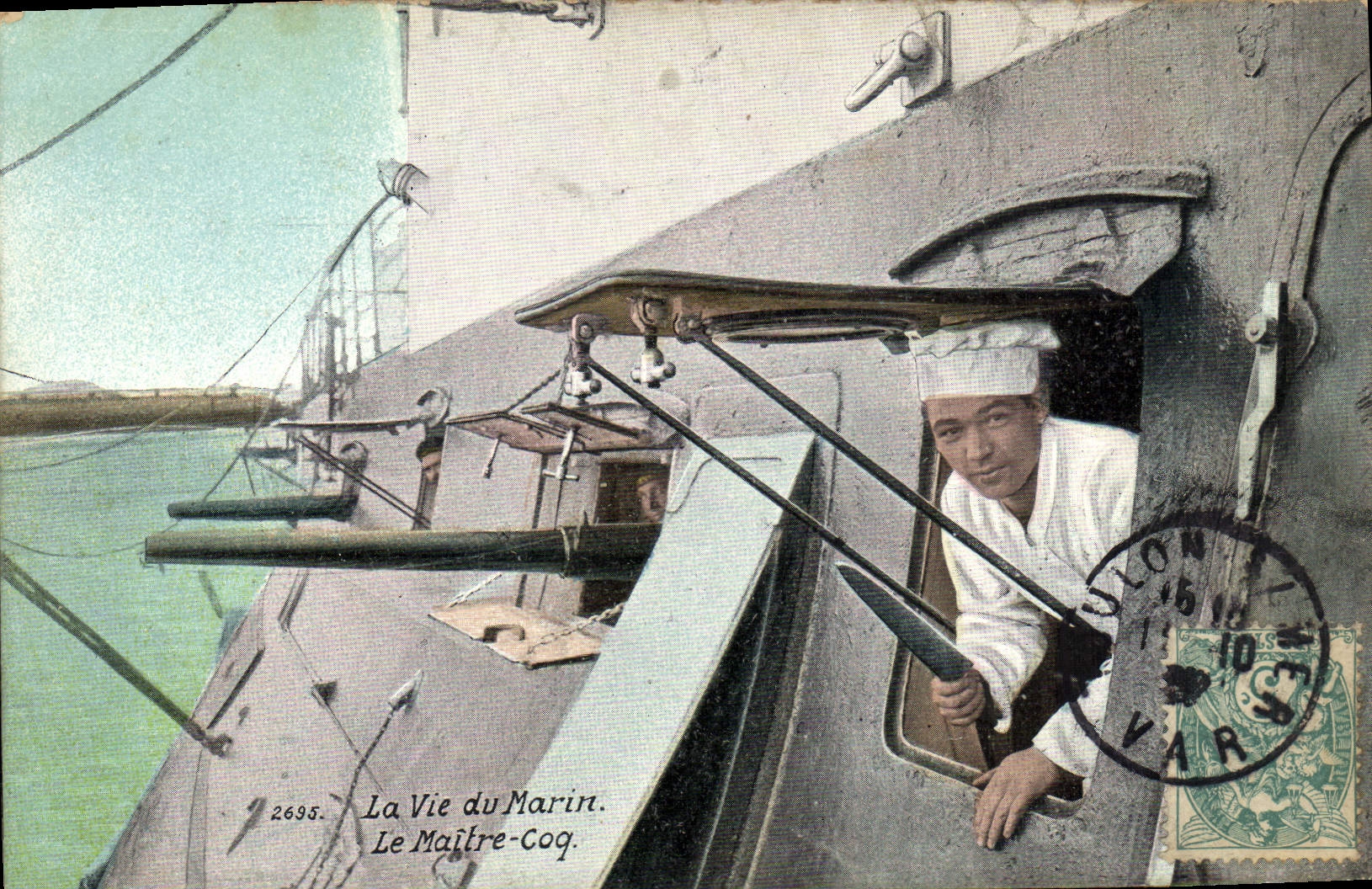 CPA Militaria La vie du marin Le maitre coq