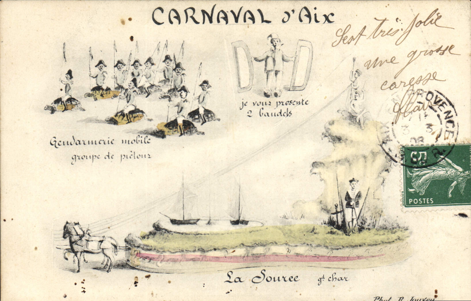 CPA Carnaval d'Aix Aix en Provence 