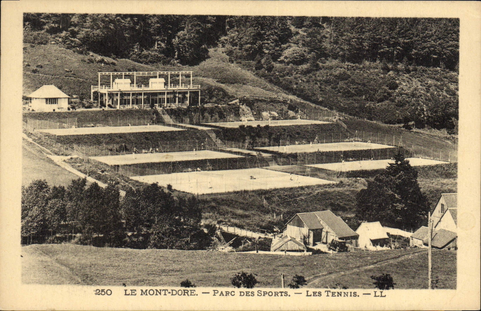 CPA Tennis Le Mont Dore Parc des Sports 