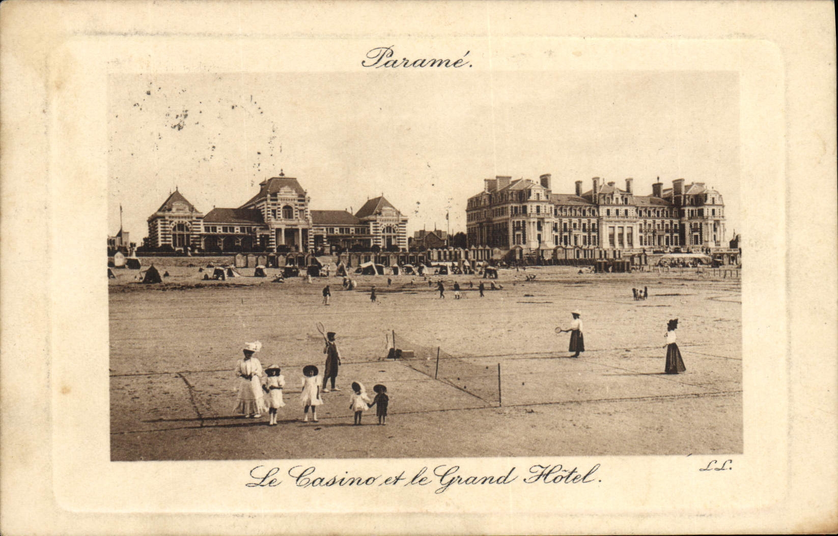 CPA Tennis Parame Le casino et le Grand Hotel